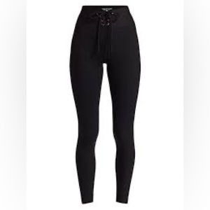 Year of Ours ribbed active set in black